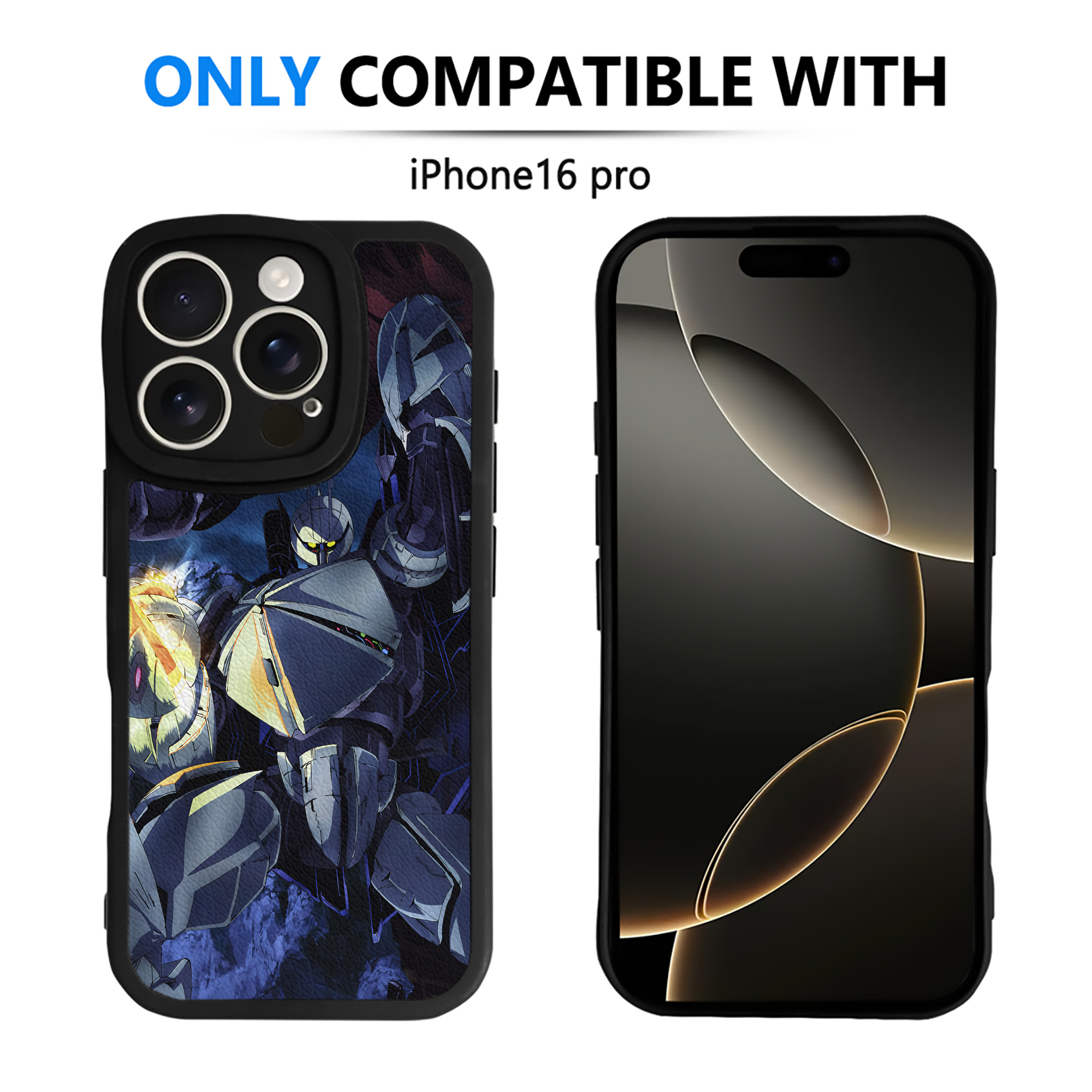 （画像用） 機動戦士ガンダム Mobile Suit Gundam 【iPhone 16シリーズ対応】シリコンスマホケース（レザー調） 材質：シリコン
